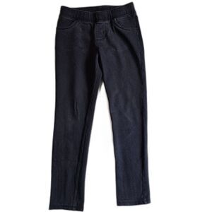 Jumping Beans Black Cotton Pull-On Legging Type Girls Pants sz 6